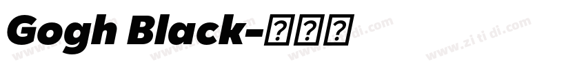 Gogh Black字体转换
